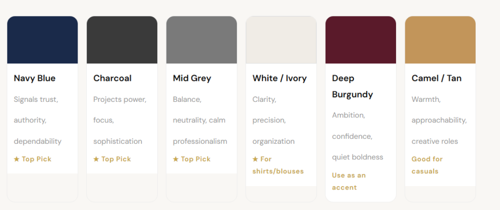 Color Psychology and the Dress Code for Interview